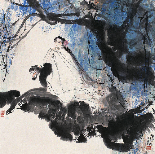 屈原《楚辞·九歌·山鬼》“山中人兮芳杜若， 饮石泉兮荫松柏。” - 古诗文言文